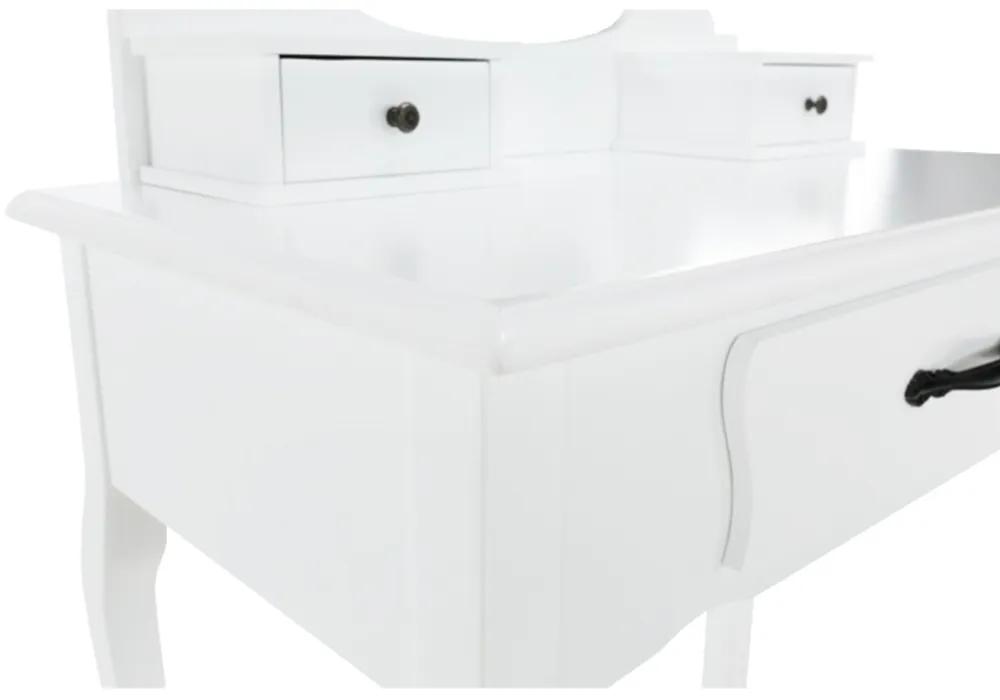 Zondo Masă de toaletă cu taburete Linetik (alb). 1015638