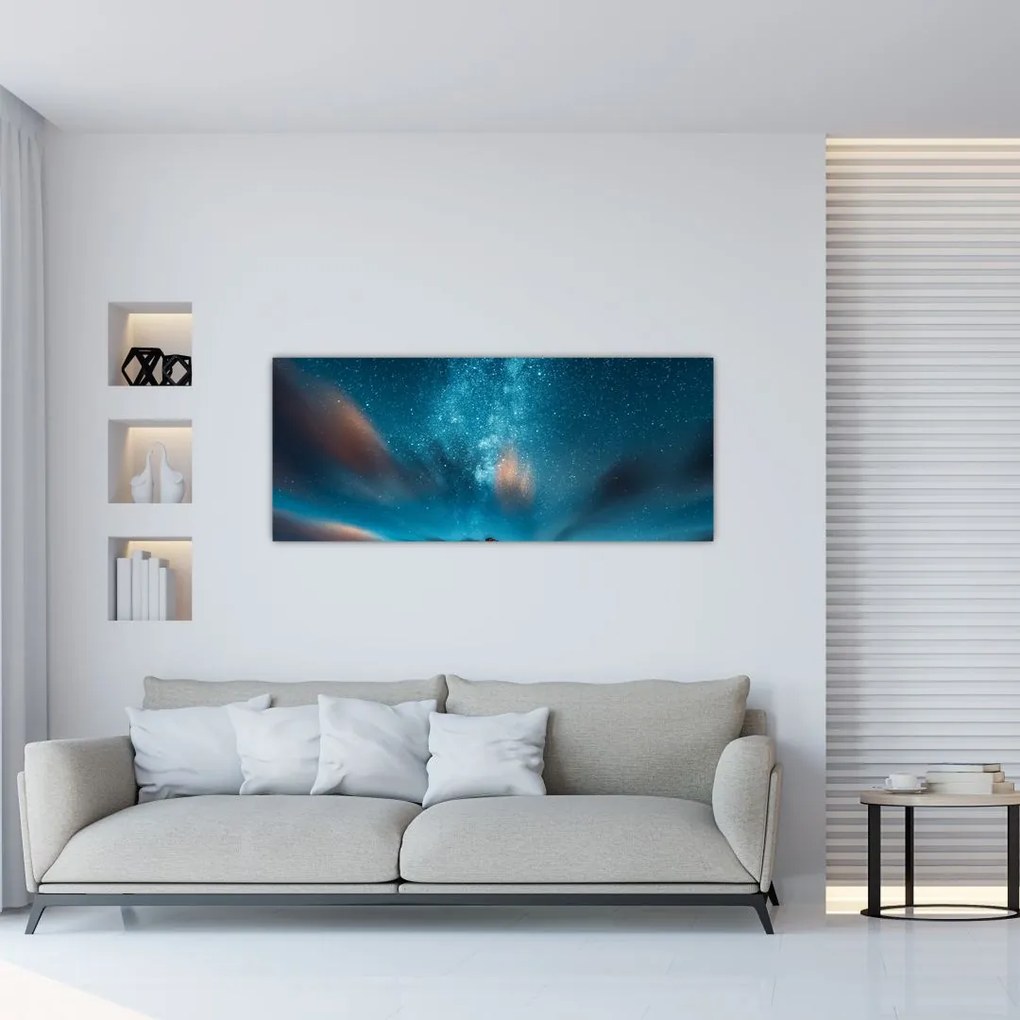 Tablou calea lactee alabastră (120x50 cm)