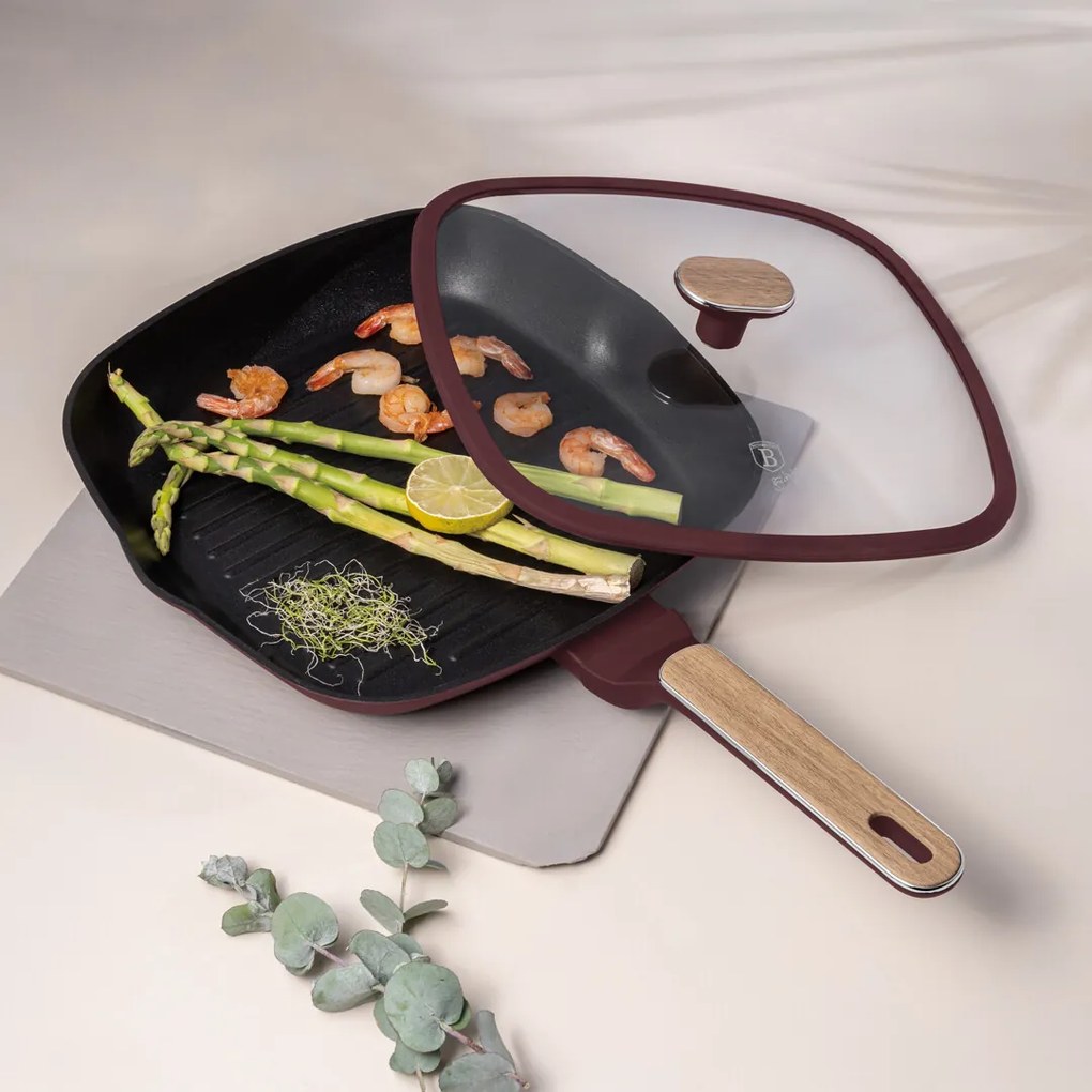 BerlingerHaus Set de tigăi cu suprafață din titanLeonardo Nordic, 3+1 buc.