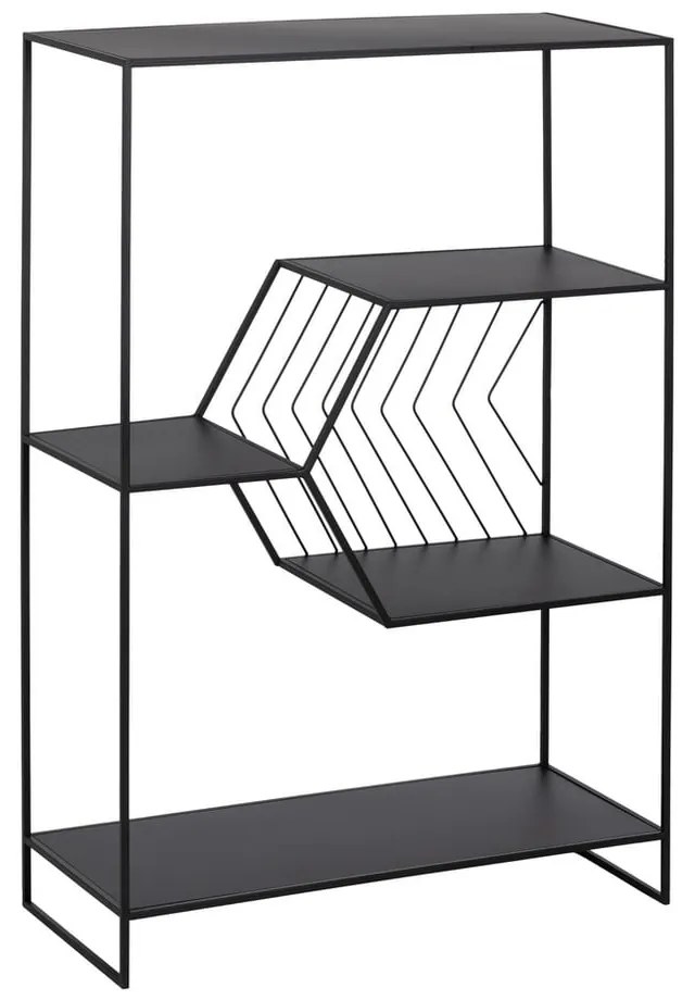 Etajeră neagră din metal 80x120 cm – Ixia