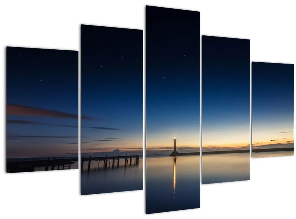 Tablou - Far în zare (150x105 cm)