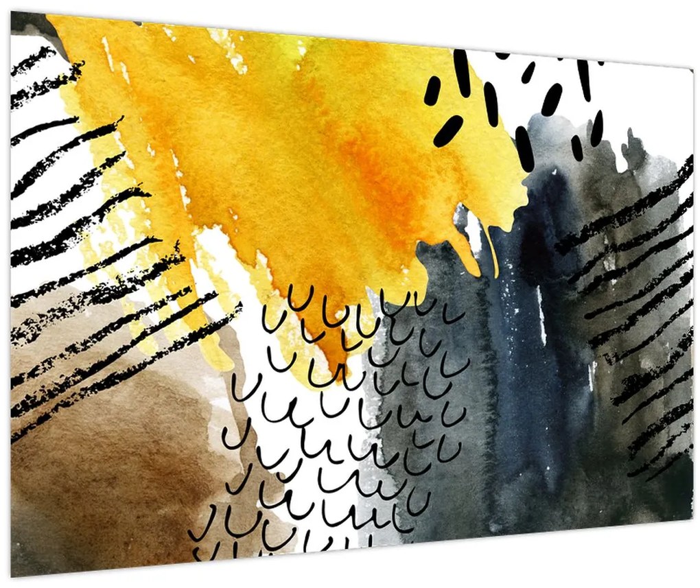 Tablou - Acuarelă abstractă (90x60 cm)