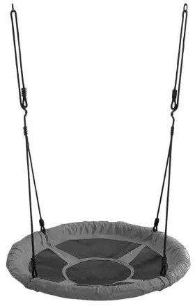Leagan suspendat, cuib de barza, antracit, max 100 kg, 65 cm