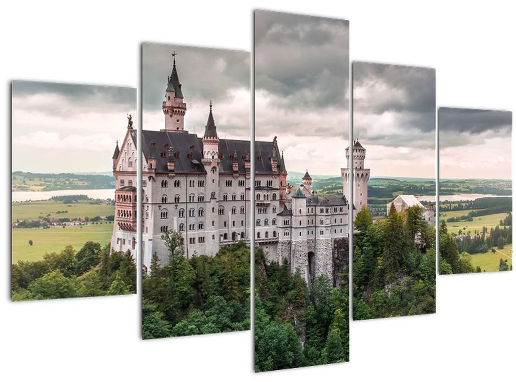 Tablou - Castelul pe stânci (150x105 cm)