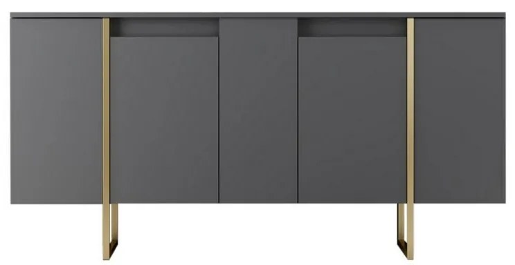 Dulap Luxe Anthracite and Gold