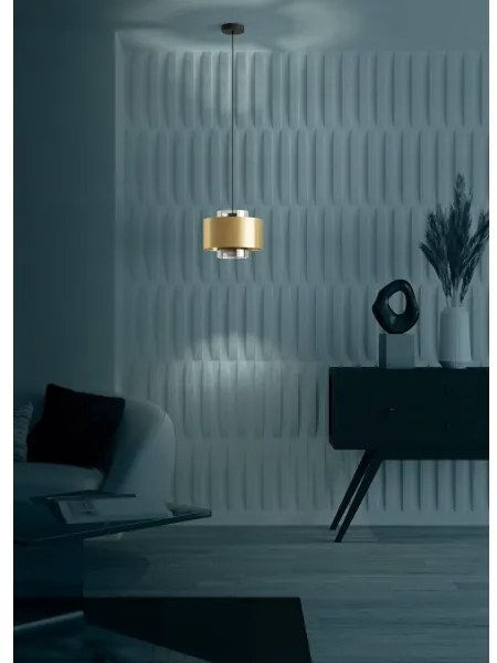 Lustră pe cablu Eglo 390066 DUGLIA 1xE27/40W/230V auriu