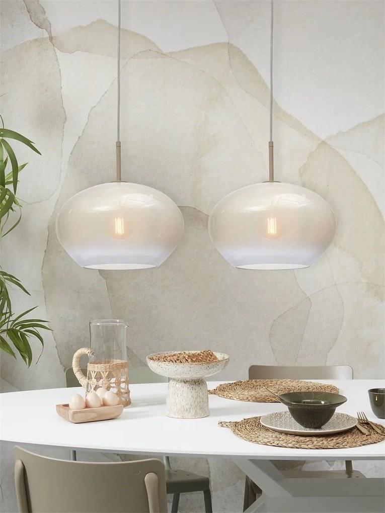 Pendul design decorativ Bologna gradient/alb