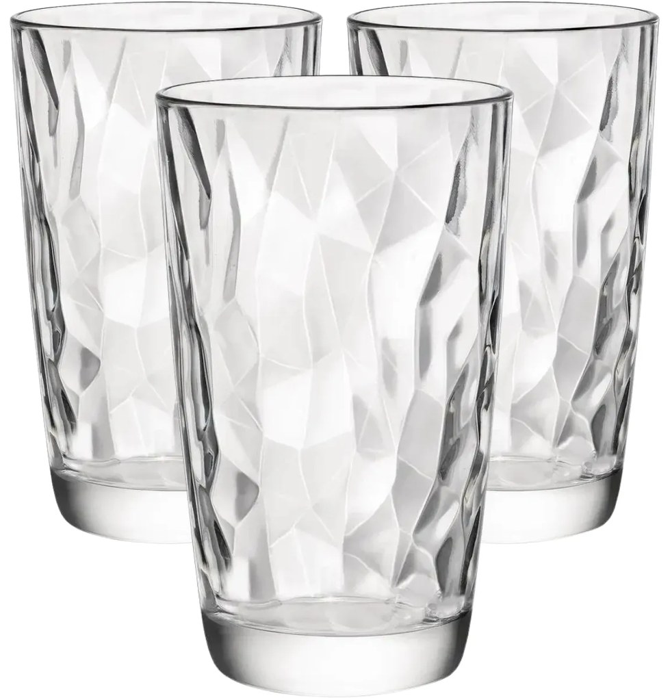 Set pahare de long drink Diamond, 470 ml, 3 buc., 470 ml