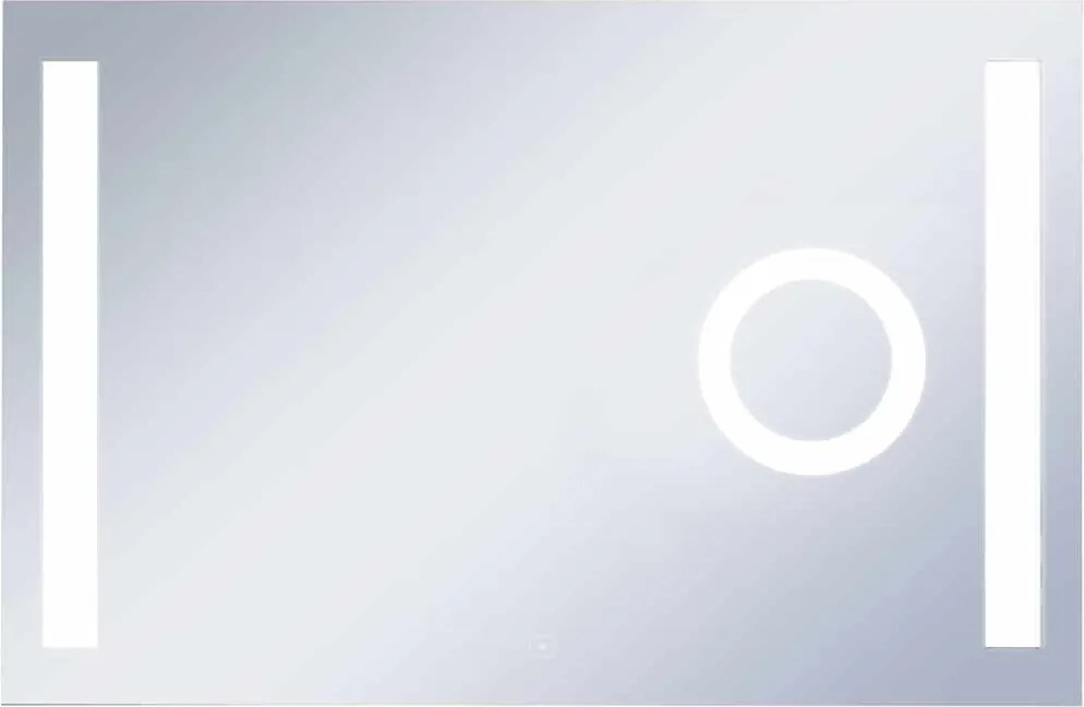 vidaXL Oglindă cu LED de perete de baie, cu senzor tactil, 100x60 cm