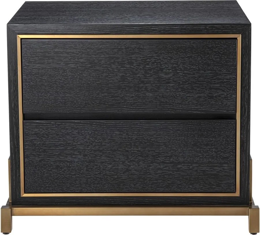 Noptiera design elegant LUX Hazel, gri carbune 115102 HZ