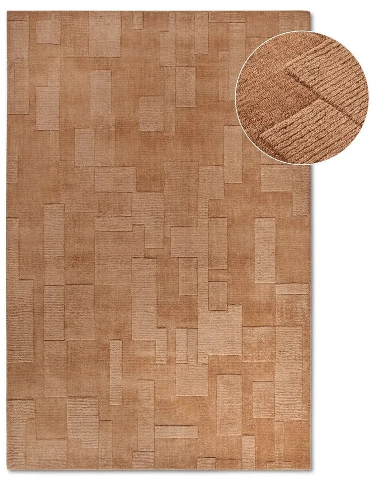 Covor maro țesut manual din lână 120x170 cm Wilhelmine – Villeroy&amp;Boch