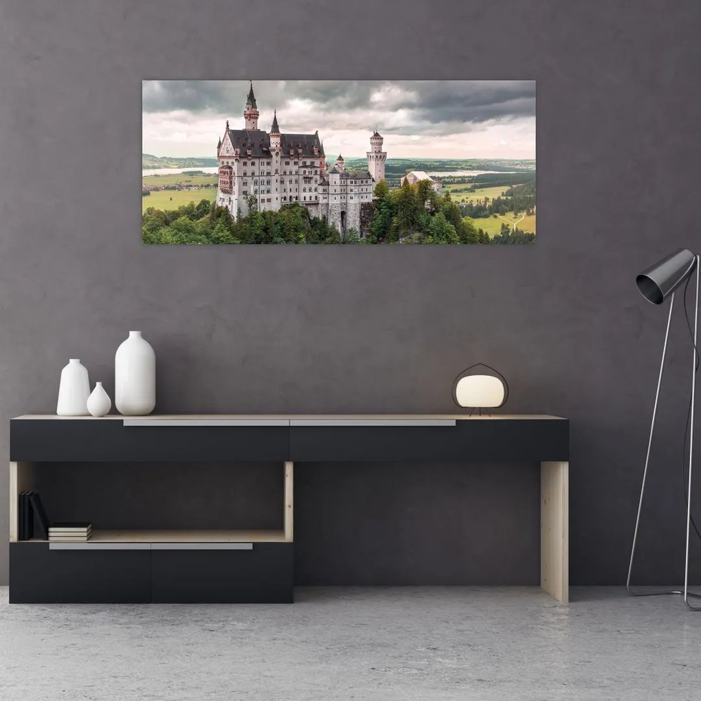 Tablou - Castelul pe stânci (120x50 cm)