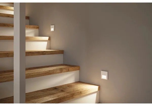 Paulmann 79999 - LED 1W lumină scări TSARO 230V Follow/alb