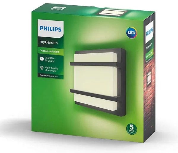 Aplică LED de exterior PETRONIA LED/12W IP44 Philips 17394/93/P0