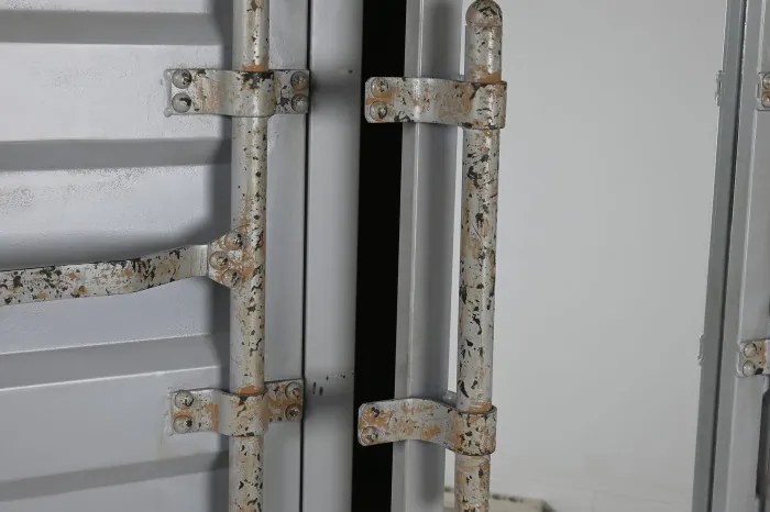 Dulap, gri, din metal, stil industrial, Cargo