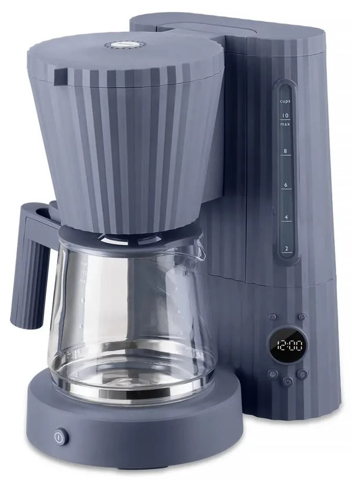 Filtru cafea pentru cafea picurata PLISSÉ 1,5 l, varianta multipla - Alessi Culoare: gri