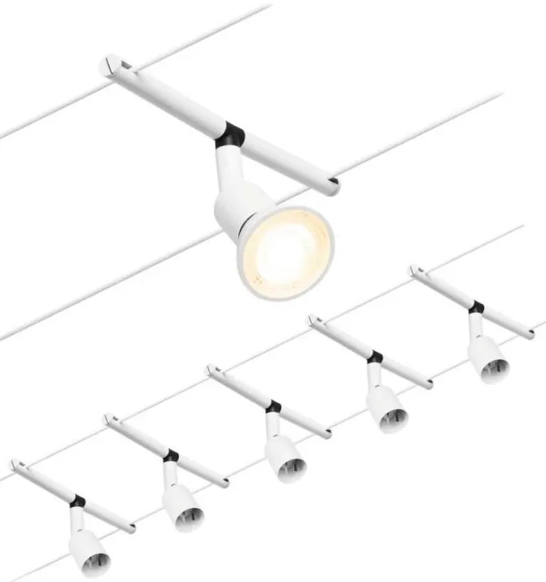 Paulmann 94458 - Set 5x GU5,3/10W spot SALT 230V alb