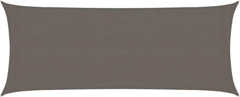 vidaXL Pânză parasolar, antracit, 2 x 5 m, HDPE, 160 g/m²