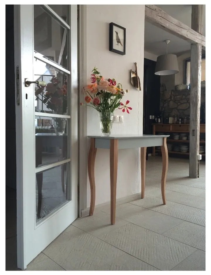 Măsuță tip consolă Ragaba Dressing Table 105 x 74 cm, gri