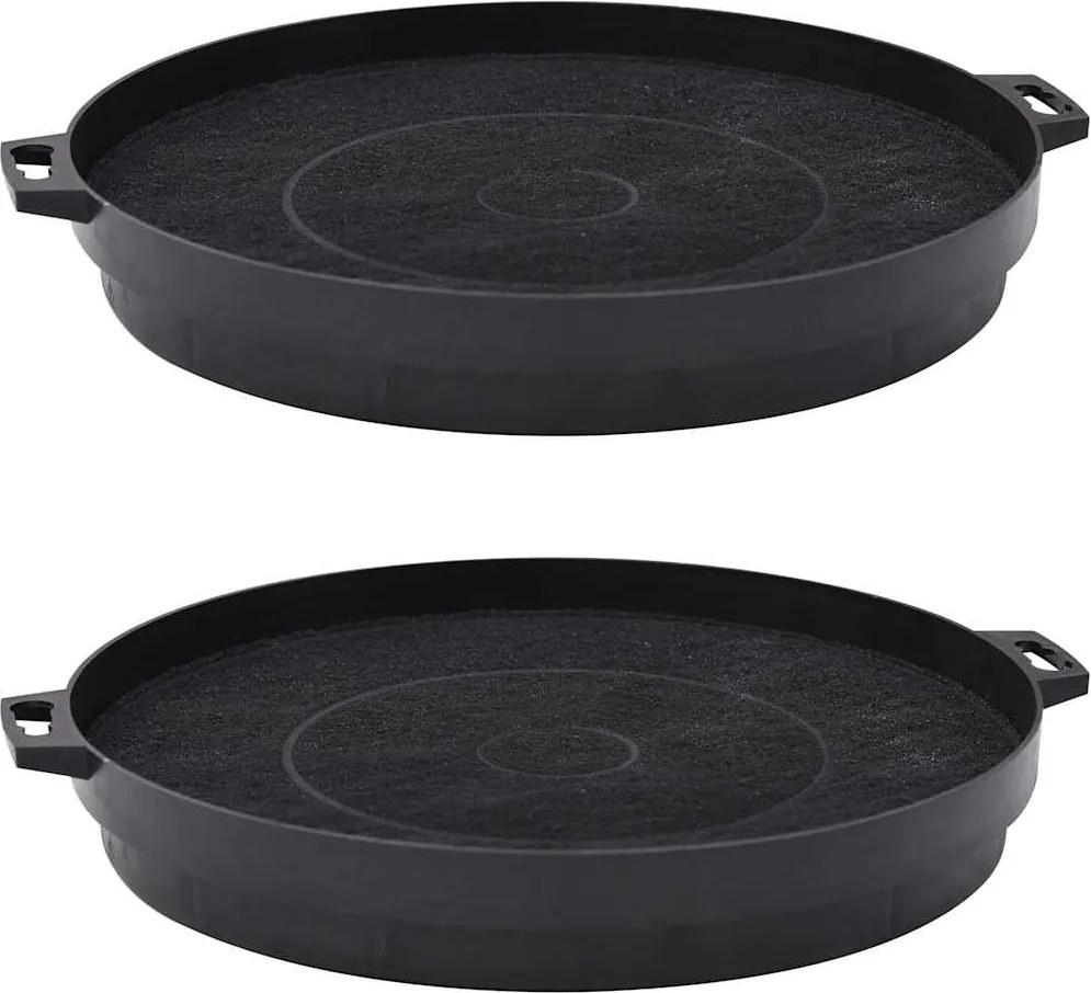 vidaXL Filtre cu cărbune pentru hotă de bucătărie, 2 buc., 210 mm