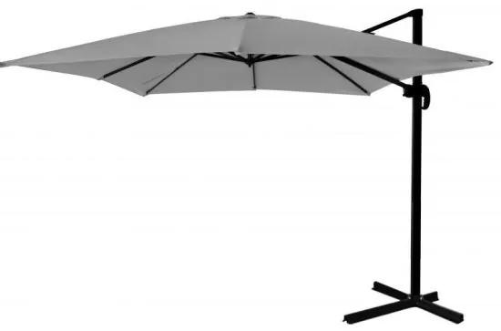 Umbrela de gradina/terasa, cu articulatie ROMA, gri, 250x250 cm