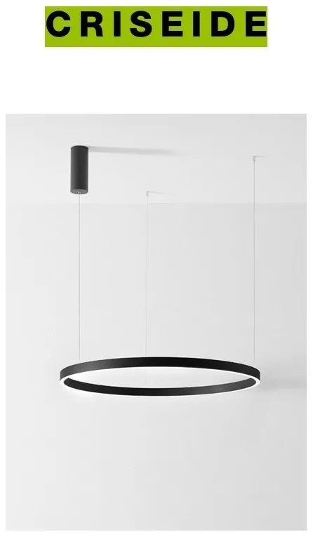 Lustra LED circulara diametru 96,6cm CRISEIDE, alb, negru sau auriu