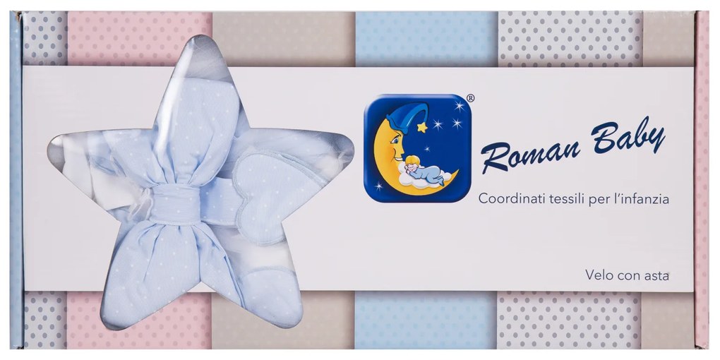 Baldachin patut lemn cu suport de prindere inclus Real Bears Alb, 620x180 cm