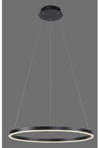 Leuchten Direkt 15394-13-LED Lustr RITUS LED/30W/230V negru dimabil