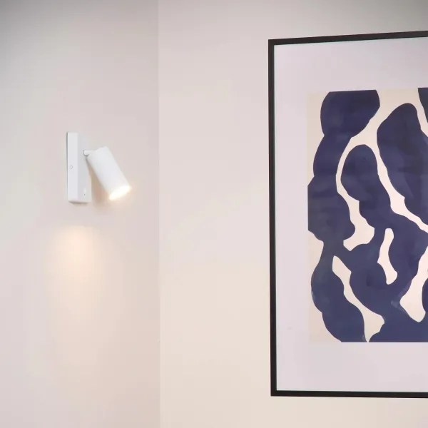 Lucide 09239/11/31 - Aplică spot de perete CLUBS 1xGU10/40W/230V albă