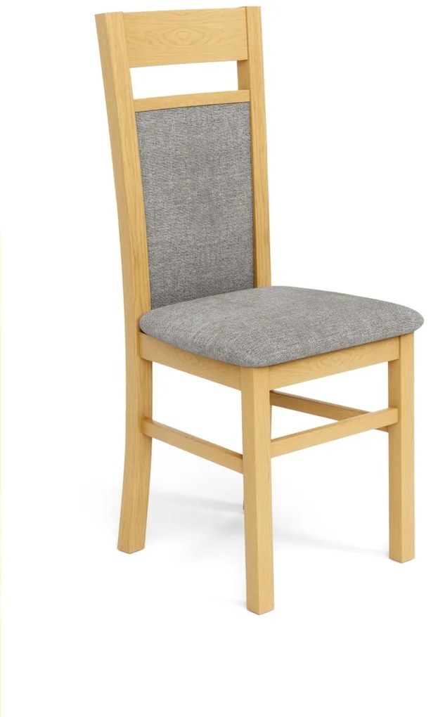 Scaun Gerard 2 material gri stejar