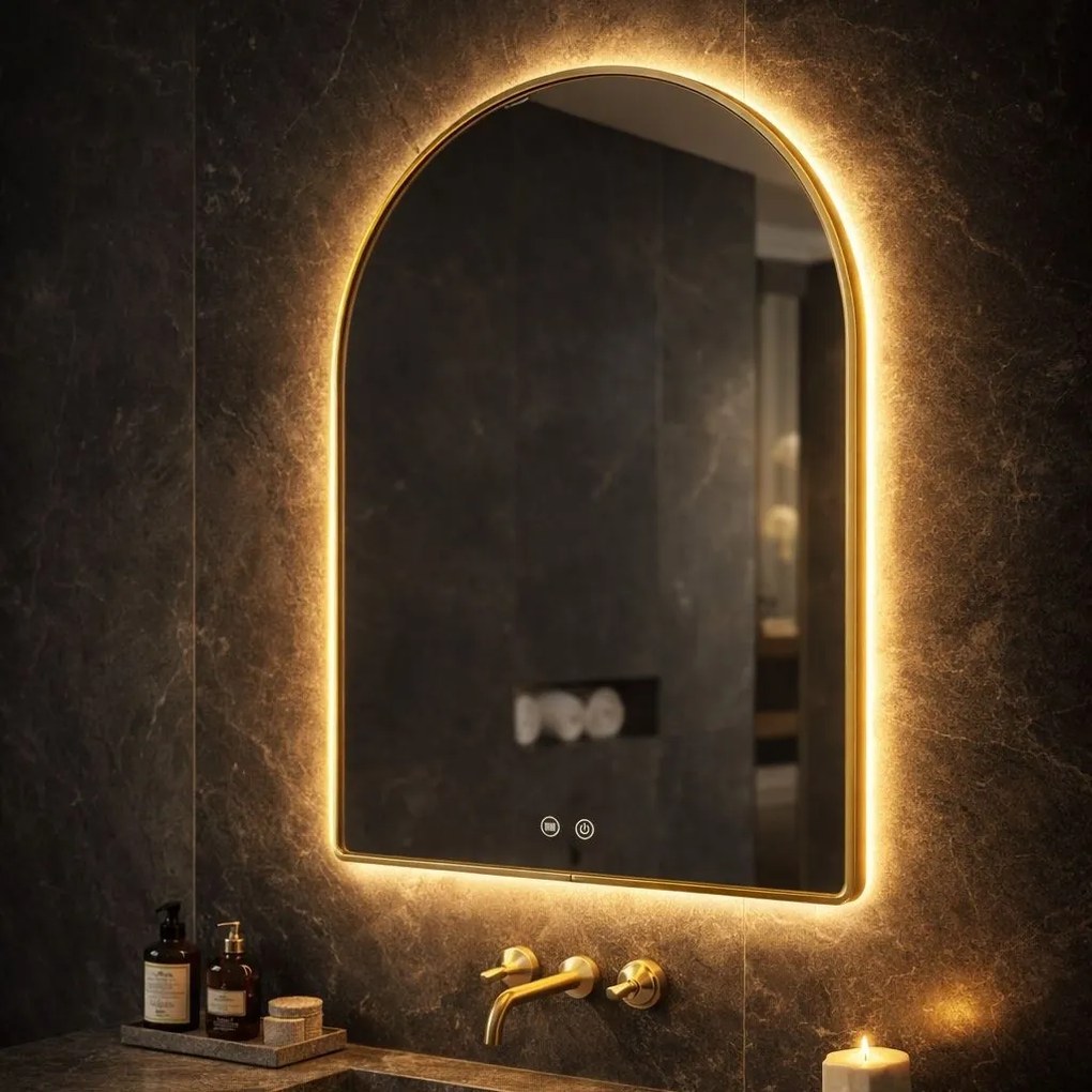 Oglindă LED 90x60cm TOP-1