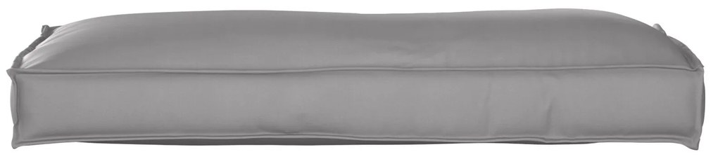 vidaXL Pernă pentru spătar din paleți cu pernă Gri 120 x 40 x 12 cm