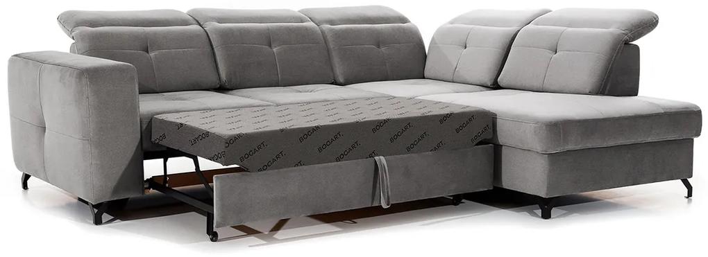 Canapea de colț cu funcție de dormit Belavio L Dreapta - Velluto 12