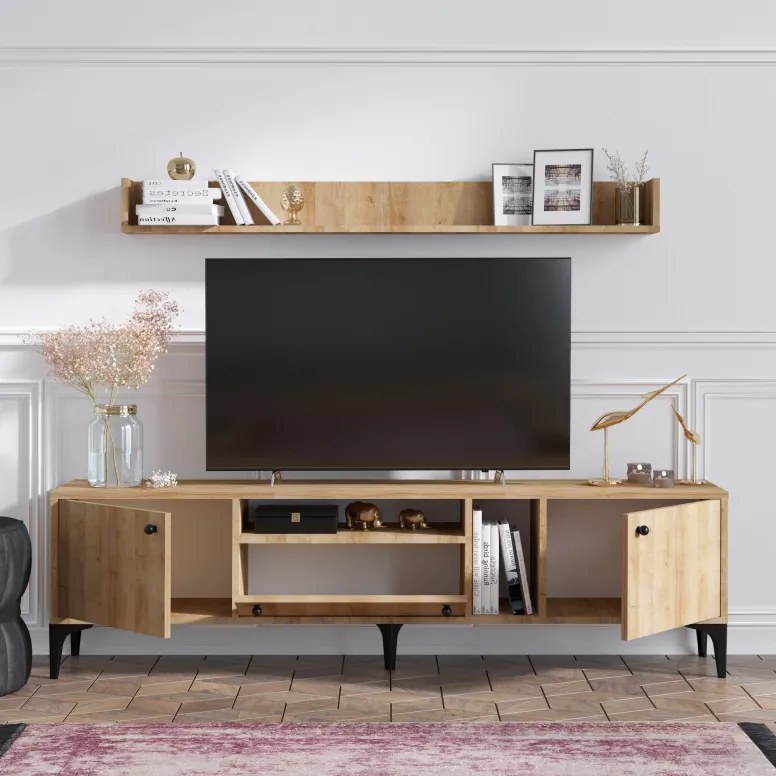 Ansamblu Comoda TV Grega Oak