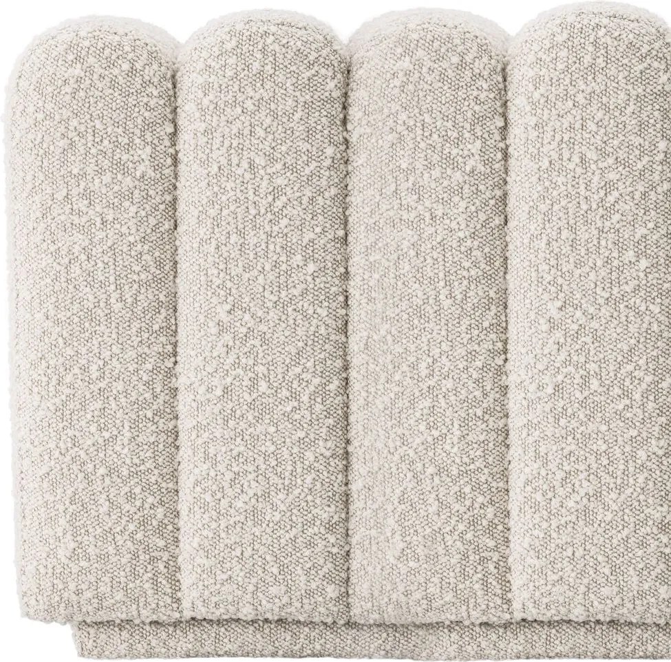 Taburete design LUX Bente, boucle crem 115491 HZ