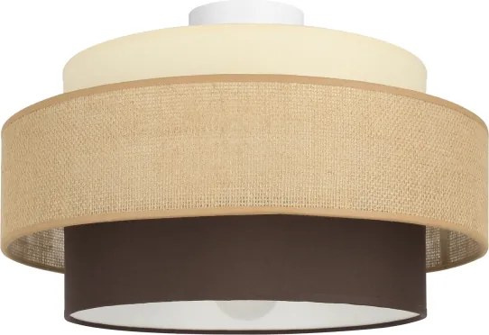 Brilagi - Plafonieră RESNA, 1x E27, 60 W, 230 V, Ø 40 cm, bej/negru