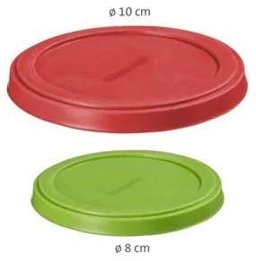 Set de 2 capace rotunde din silicon Westmark, 10 +8 cm