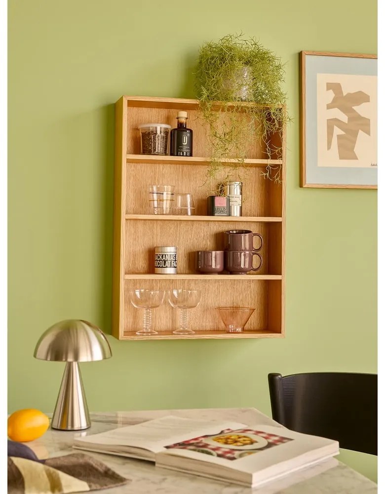 Veioză gri închis LED cu intensitate reglabilă (înălțime 20 cm) Mush – Hübsch