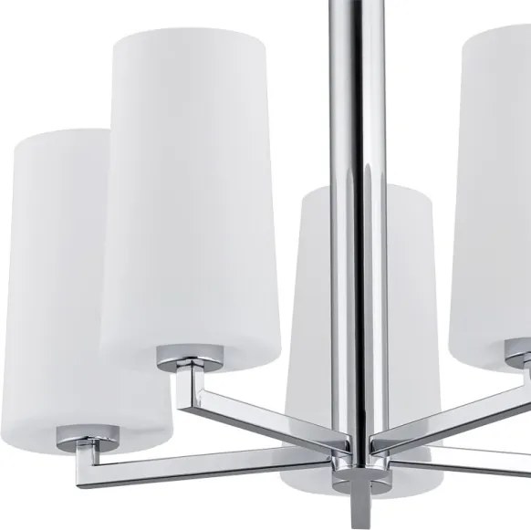 Lustră pe tijă CAMELOT 5xE27/15W/230V crom lucios Argon 2053