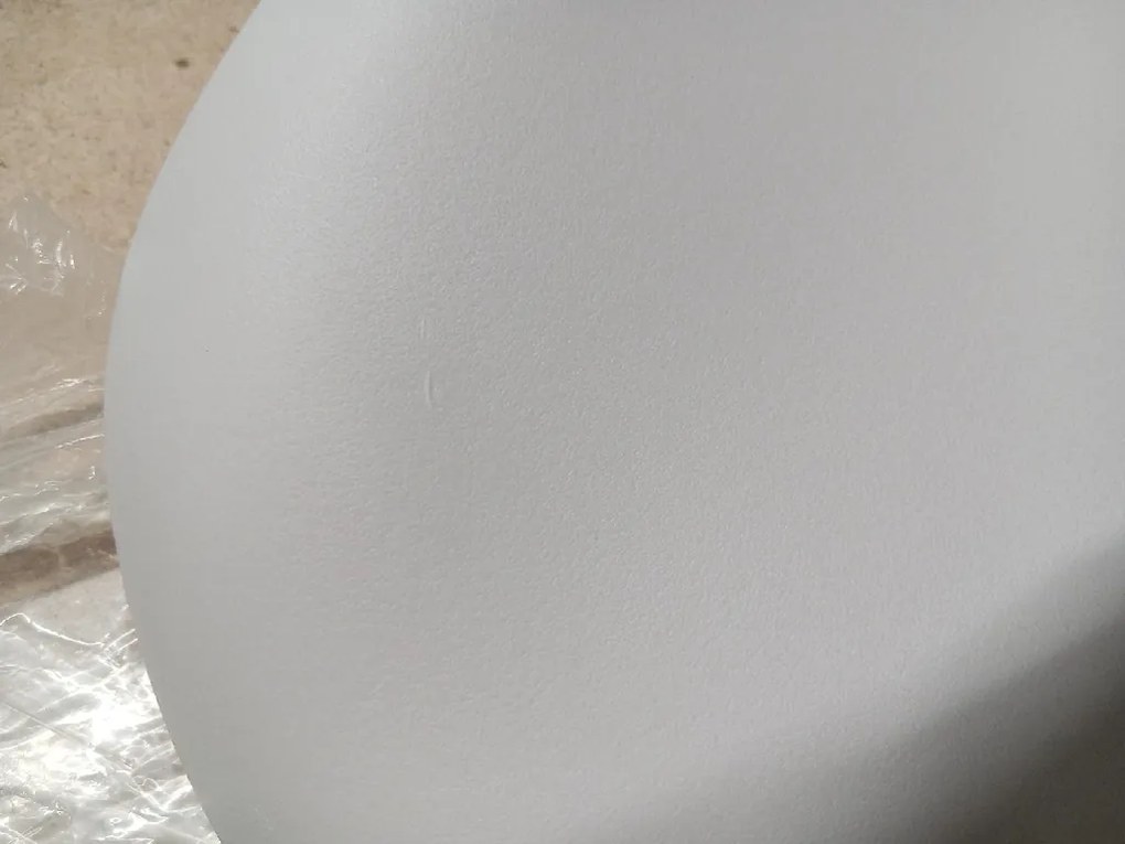 OFERTA Scaun de masa OSAKA din plastic, gri-maroniu II. calitate
