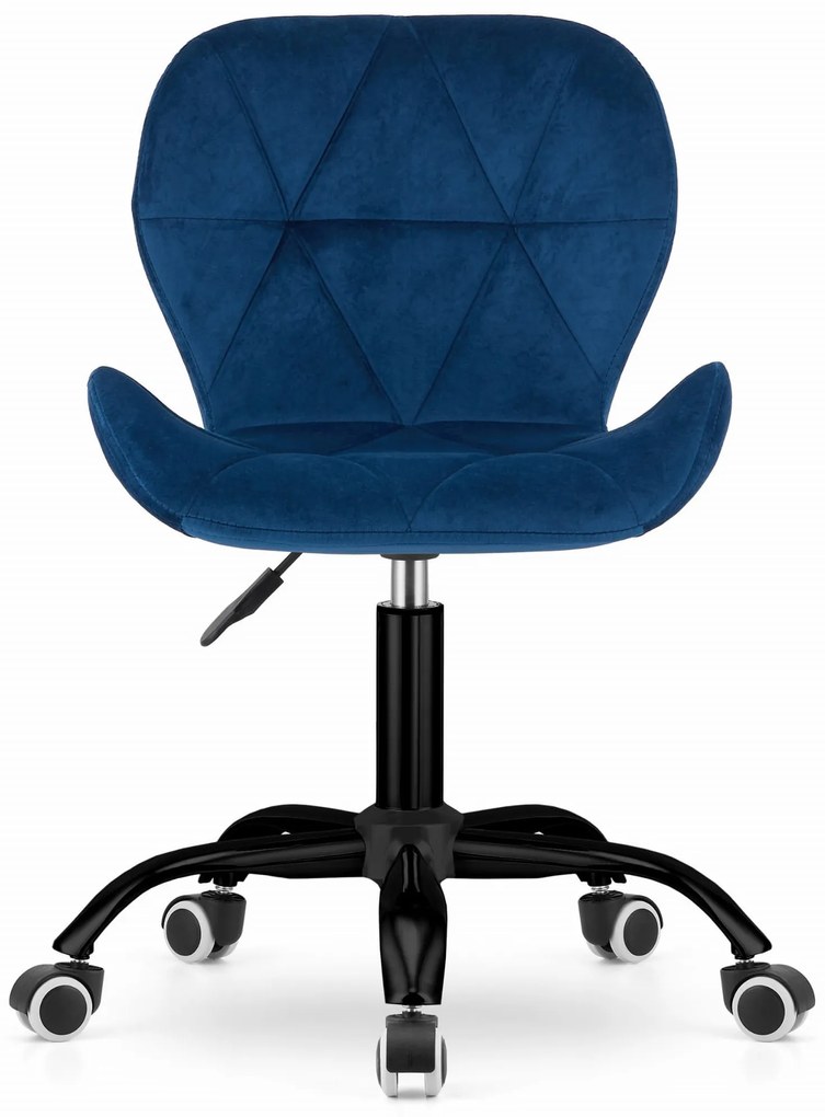 OFERTA Scaun de birou albastru inchis NOTO VELVET II. calitate