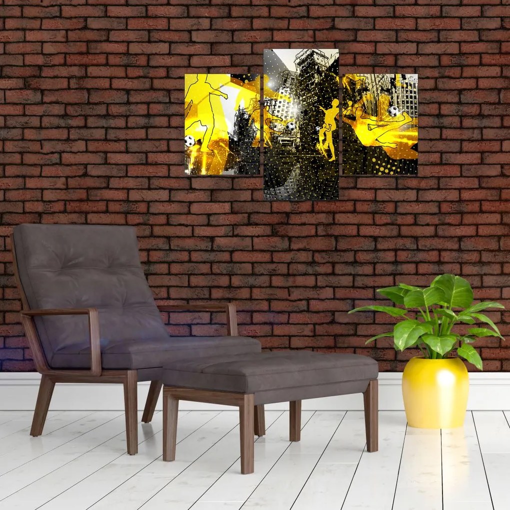 Tablou - Fotbal în marele oraș (90x60 cm)