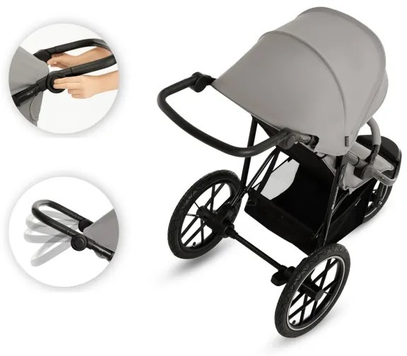 KINDERKRAFT - Cărucior sport HELSI2 gri