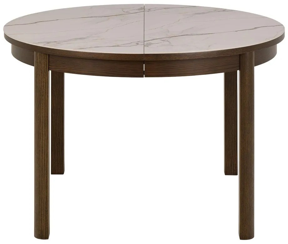 Masă de dining rotundă extensibilă cu blat ceramic ø 120 cm Southampton – Actona