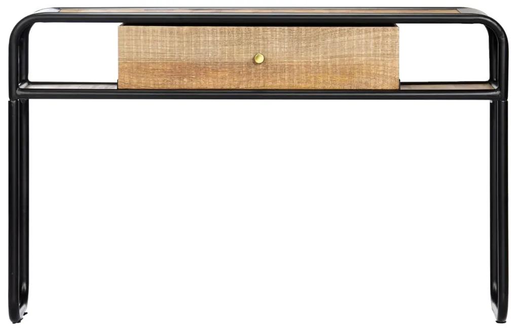 248102 vidaXL Masă consolă, 118 x 30 x 75 cm, lemn masiv de mango