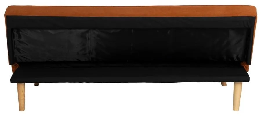 Canapea cărămizie extensibilă cu tapițerie din chenille 175 cm – Ixia