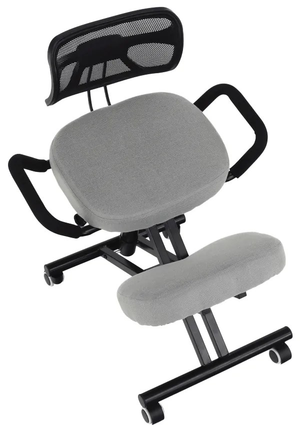 Fotoliu de birou ergonomic Rusu (gri maro). 1016070