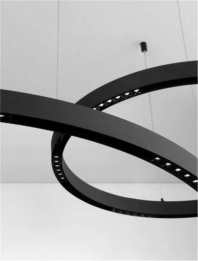 Sistem circular sina magnetica cu iluminat in partea superioara Halo 80cm
