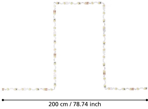 Eglo 99717 - Bandă LED STRIPE 2m LED/10,8W/24V