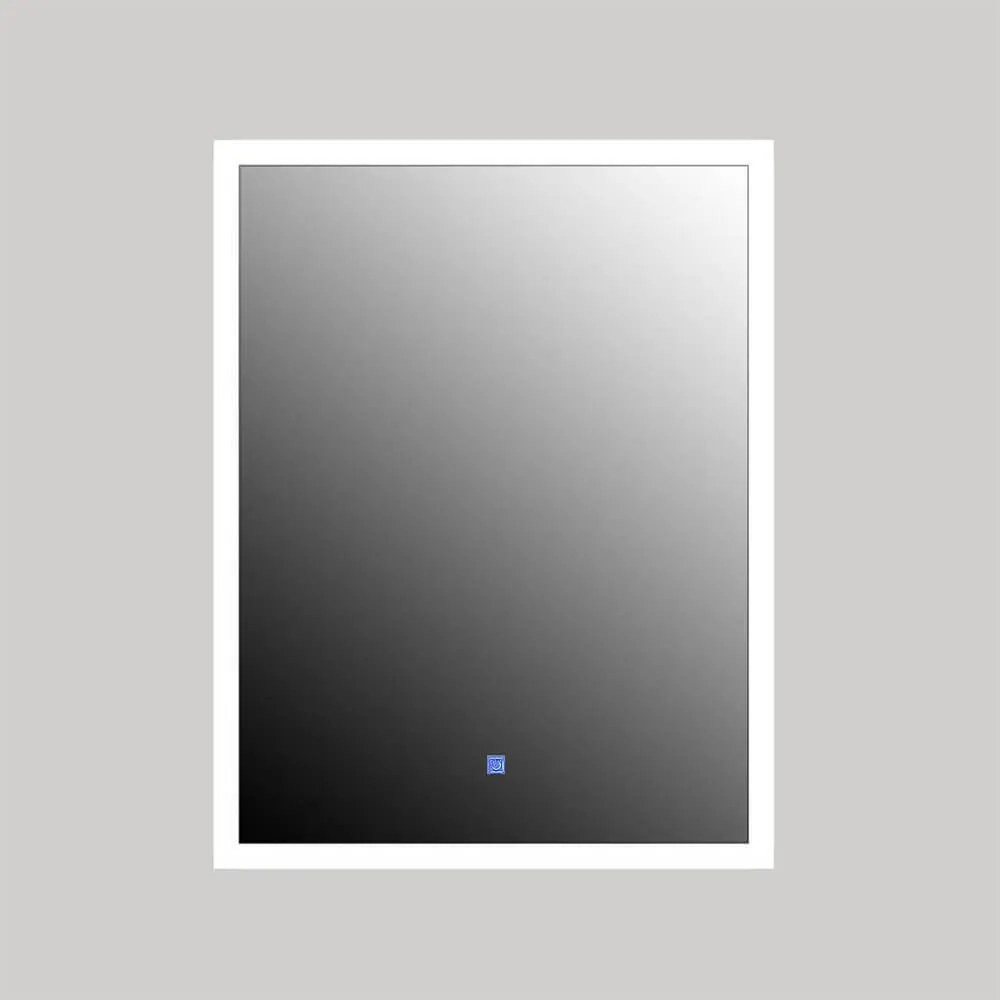 Oglinda baie Anna, dreptunghiulara, 60x80 cm, iluminare LED, buton touch